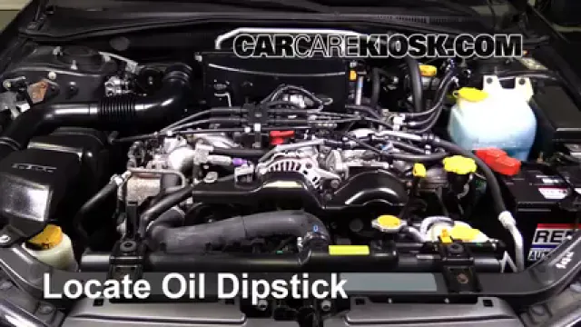 2002 Subaru Outback 2.5L 4 Cyl. Oil Check Oil Level